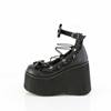 DemoniaCult - KERA18 Sleehakken - Zwart Product image